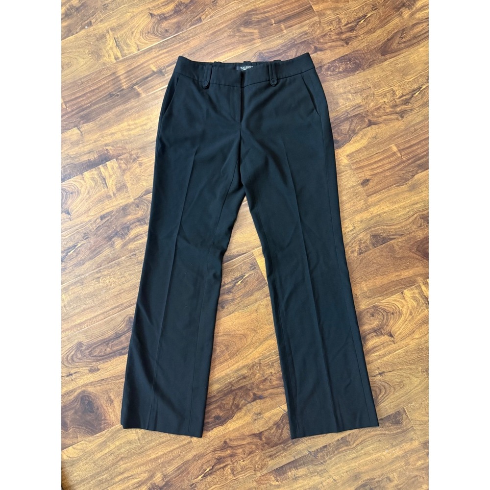 Talbots 2P Trouser Women Pants Straight Bootcut Office Workwear Versatile Style - Picture 2 of 7
